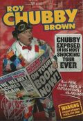 Roy 'Chubby' Brown In Person Signed 12x8 photo Comedy Legend. Good condition