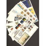 First day cover collection. 297 first day covers from the 1960s to  the 1990s. All in excellent