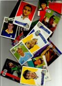Collection of UNSIGNED Football trading cards.  Good condition .