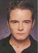 Westlifes Shane Filan personally signed 12x8 photo. Good condition