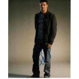 David Boreanaz 8x10 c photo of David from Bones, signed by him at Tv Upfronts week, NYC,2014 Good