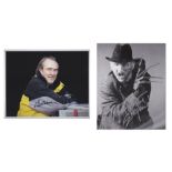 Nightmare on Elm Street. A pair of 10”x8” pictures of Wes Craven (Director) and Robert Englund (