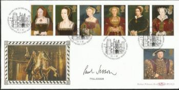 Paul Jesson signed The Great Tudors FDC BLCS124. Paul is an actor of stage and screen. Good