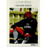 Bayern Munich collection 1995 996 pack of 20 signed photos. Including Oliver Kahn, Mehmet Scholl,