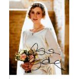 Laura Carmichael 8x10 c photo of Laura from Downton Abbey, signed by her at Baftas, London,2014 Good