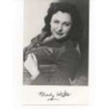 13.5 x 8.5 cm photo signed by New Zealander Nancy Wake who was one of the most decorated women of WW