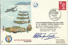 Wg Cdr Robert Stanford Tuck signed Hurricanes of the Battle of Britain Memorial Flight cover. Good