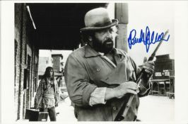 Bud Spencer signed 7x10 b/w photo. Good condition