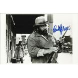 Bud Spencer signed 7x10 b/w photo. Good condition
