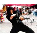 Antonio Banderas 10x8 c photo of Antonio from Desperado, signed by him at Expendables 3,London,