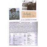 Squadron Leader/ Captain Eugeniusz Horbaczewski DSO DFC Extremely rare logbook fountain pen