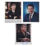 US Politics. 3 dedicated portraits consisting of Dan Quayle, Caspar Weinberger and Oliver North.