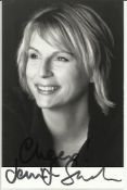 Jennifer Saunders signed 6x3 b/w photo. Good condition