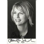 Jennifer Saunders signed 6x3 b/w photo. Good condition