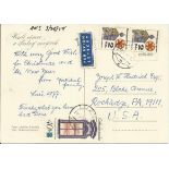 K Koukal 303 Sqn Battle of Britain signed index card. Good Condition