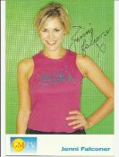 Jenni Falconer signed colour GMTV promotional photo. Good condition