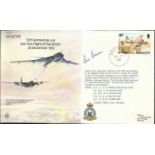 Ivor Broom signed RAF B43 30th anniversary of the first flight of the victor. Good condition