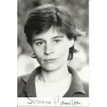 Suzanna Hamilton signed 6x4 b/w photo. Good condition