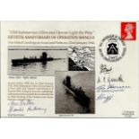 50th anniv of Operation Shingle signed Royal Navy cover 22/1/94. Good condition