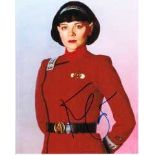 Kim Cattrall 8x10 c photo of Kim from Star Trek, signed by her in NYC, Sept, 2014 Good condition