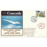Concorde first flight London Tampa London on 30/31st March 1985 Flown by Capt J L Chorley and Capt J