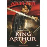 Clive Owen signed colour postcard for King Arthur. Good condition