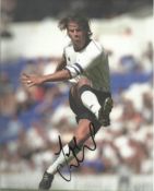 Jamie Redknapp in Spurs strip signed colour 10x8 photo Good Condition