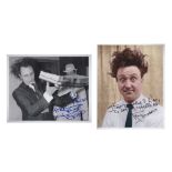 Ken Dodd. A pair of dedicated 10”x8” pictures. Excellent.