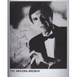 The Amazing Kreskin. The original TV psychic. Forerunner to Uri geller Derren Brown et al. Dedicated