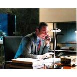 Jean Dujardin 10x8 c photo of Jean from Wolf Of Wall Street, signed by him at Monuments Men London