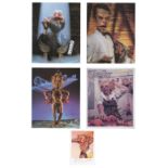 Spitting Image. A selection of 4 x 10”x8” and 1 x postcard sized pictures of spitting image