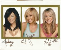 Atomic Kitten signed 10x8 colour photo. Good condition