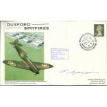 Leading Aircraftsman B Spiers signed Duxford Spitfires cover. Numbered 24 of 40 to reverse. Good