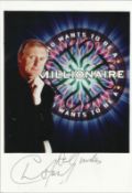 Chris Tarrant signed Who Wants to be a Millionaire photo. Good condition