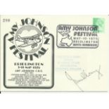 Sqn Ldr James “Ginger” Lacey DFM*, 1975 Amy Johnson Festival commemorative cover for the festival