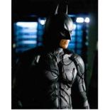 Christian Bale 8x10 c photo of Christian as Batman, signed by him at Exodus LondonPremiere, 2014