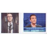 Bradley Walsh. A pair of signed p/c sized pictures. One from ‘Law & Order’ and another from the