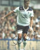 Roman Pavlychenko in Spurs strip signed colour 10x8 photo Good Condition