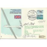 Colditz inmates Bill Goldfinch & Jack Best signed 1974 Glider RAF cover. Good condition