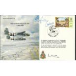 1985 Bomber Command series cover B34 Douglas Boston, 40th Anniversary of VE Day, autographed by MRAF