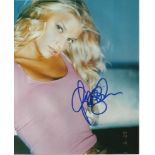 Jessica Simpson signed colour 10x8 photo. Good condition