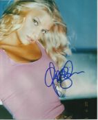 Jessica Simpson signed colour 10x8 photo. Good condition