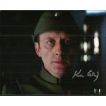 Ken Colley signed 10 x 8 colour photo from Star Wars. Good condition