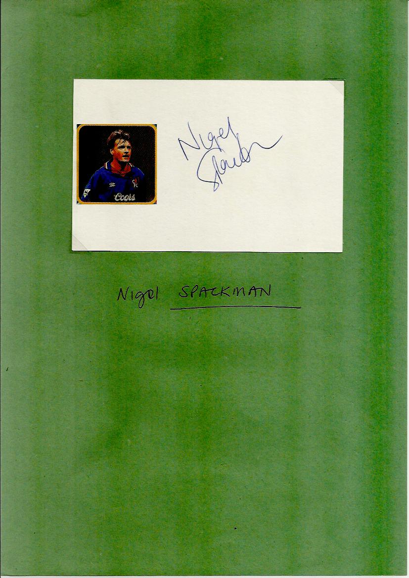 Chelsea collection of 5 items signed including Steve Wicks, Kenny Swain, Peter Bonetti, David - Image 4 of 4