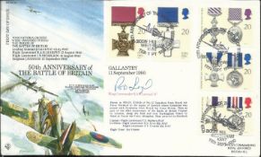 Rod Learoyd VC, 990 50th Anniversary of the Battle of Britain cover, RFDC87 first day cover with the