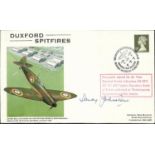 Air Vice Marshal Sandy Johnstone CB DFC signed Duxford Spitfires cover. Numbered 25 of 40 to