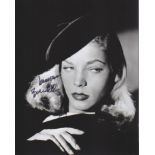 Lauren Bacall. 10”x8” picture. Excellent.