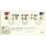 Odette Hallows GC signed 1990 Gallantry FDC. Good condition