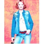 Marg Helgenberger 8x10 c photo of Marg, star of CSI, signed by her in NYC, May, 2013 Good condition