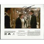 Emmett James signed 10 x 8 colour photo from the Blockbuster movie Titanic. Good condition